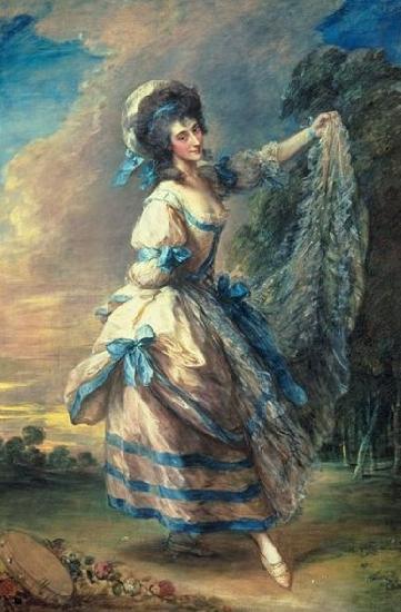 Thomas Gainsborough Portrait of Giovanna Baccelli oil painting picture